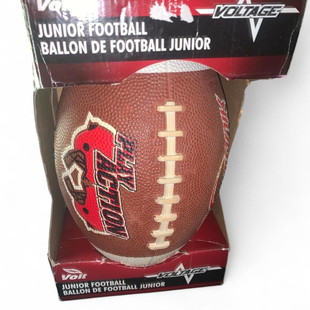 Junior Football - Brown & Red Kids Toy Football